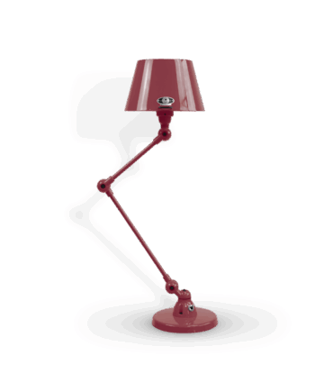 Aicler Aid373 Bordlampe Fra Jield Burgundy Blank - Jieldé Lampoo