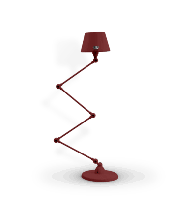 Aicler Aid433 Gulvlampe Fra Jield Burgundy Mat - Jieldé Lampoo