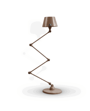 Aicler Aid433 Gulvlampe Fra Jield Chocolate Blank - Jieldé Lampoo