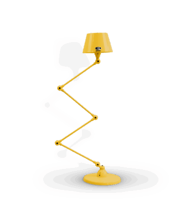 Aicler Aid433 Gulvlampe Fra Jield Mustard Blank - Jieldé Lampoo