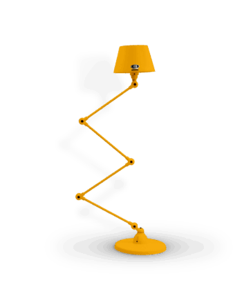 Aicler Aid433 Gulvlampe Fra Jield Mustard Mat - Jieldé Lampoo