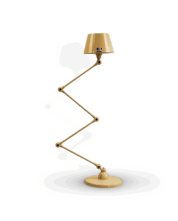 Aicler Aid433 Gulvlampe Fra Jield Pearl Gold Blank - Jieldé Lampoo