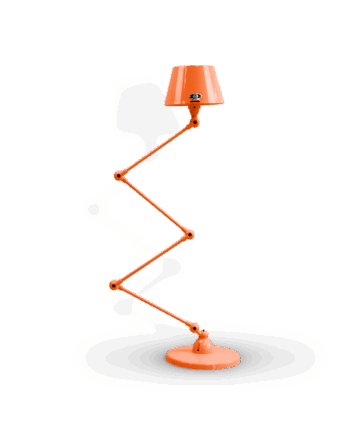 Aicler Aid433 Gulvlampe Fra Jield Orange Blank - Jieldé Lampoo