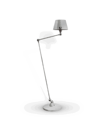 Aicler Aid833 Gulvlampe Fra Jield Brushed Steel Blank - Jieldé Lampoo
