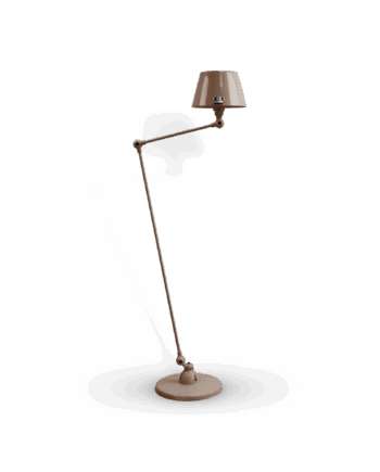 Aicler Aid833 Gulvlampe Fra Jield Chocolate Blank - Jieldé Lampoo