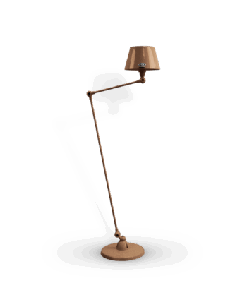 Aicler Aid833 Gulvlampe Fra Jield Copper Hammered Blank - Jieldé Lampoo