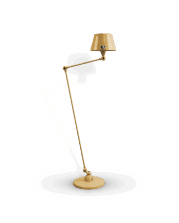 Aicler Aid833 Gulvlampe Fra Jield Pearl Gold Blank - Jieldé Lampoo