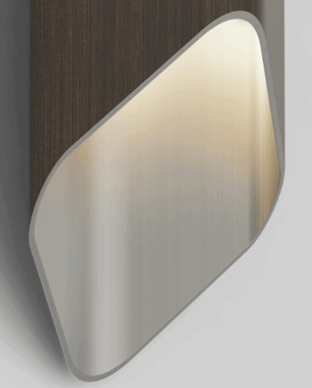 Ako 600 Væglampe Fra Astro Lighting Bronze Sølv - Astro Lampoo