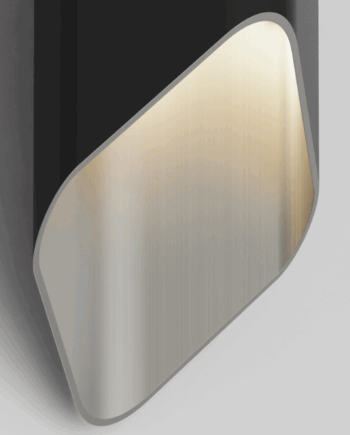 Ako 420 Væglampe Fra Astro Lighting Sort Sølv - Astro Lampoo