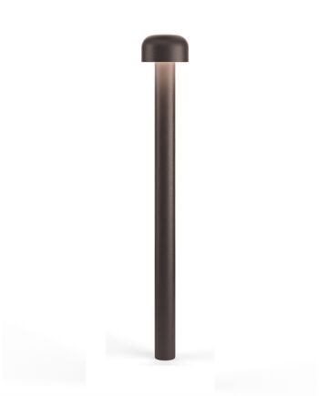 Bellhop Bollard H850 Udendørs Gulvlampe Brun - Flos Lampoo