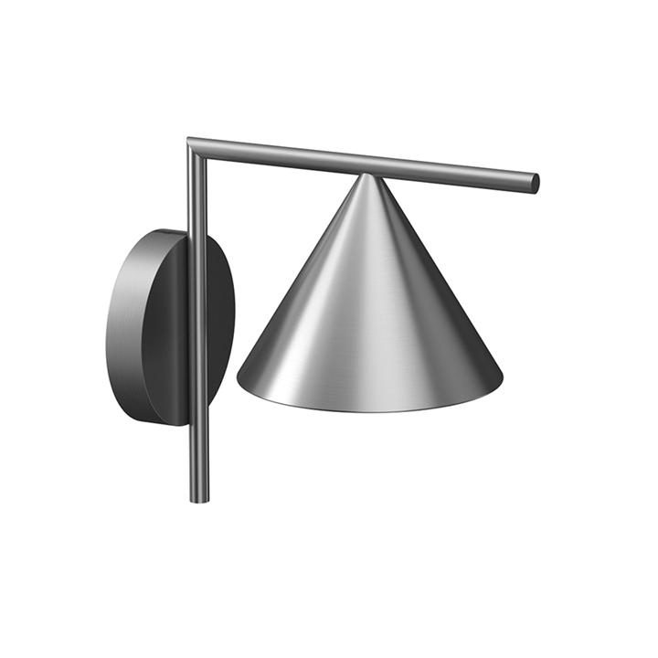 Captain Flint Udendørs Væglampe Poleret Rustfrit Stål - Flos Lampoo