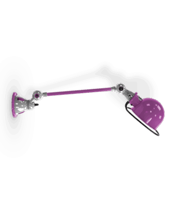 Loft D4001 Væglampe Fra Jield Violet Fuchsia Poleret Blank - Jieldé Lampoo
