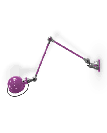 Loft D4401 Væglampe Fra Jield Violet Fuchsia Poleret Blank - Jieldé Lampoo