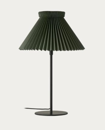 Grøn 334t Bordlampe Sort Papir Moss Green - Le Klint Lampoo