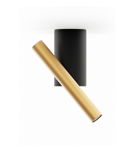 Sort Doi Væglampe Loftlampe Messing - Luceplan Lampoo - 8050593523921