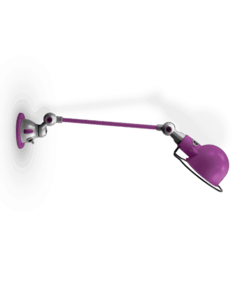 Signal Si301 Væglampe Fra Jield Violet Fuchsia Poleret Blank - Jieldé Lampoo