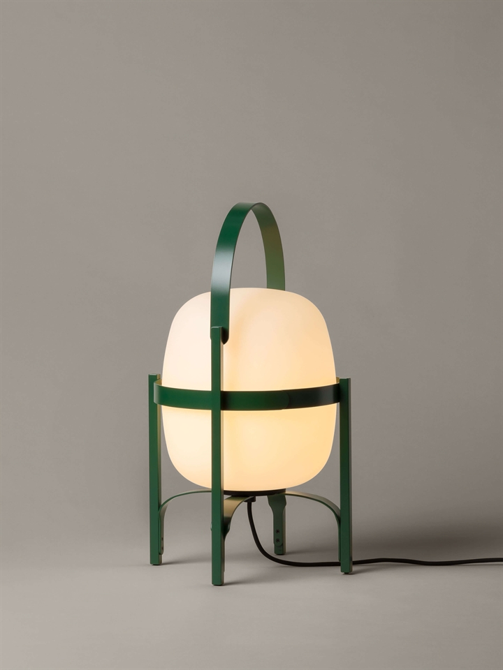 Grøn Cesta Exterior Bordlampe Engelsk - Lampoo - 8435515331943