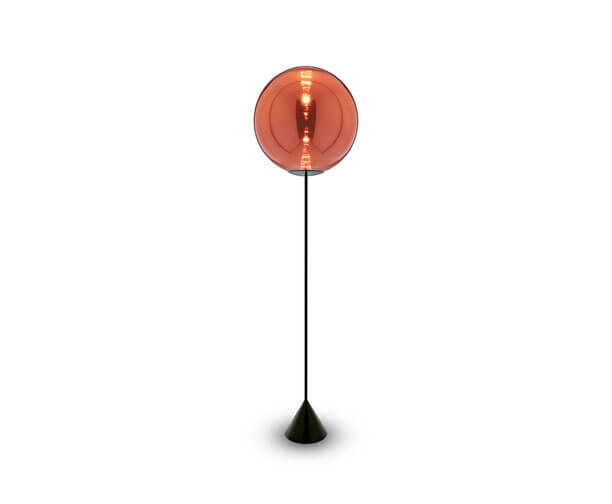 Globe Cone Slim Gulvlampe Kobber - Tom Dixon Lampoo - 5063081086412