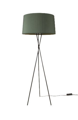 Grøn Tripode Gulvlampe - Lampoo