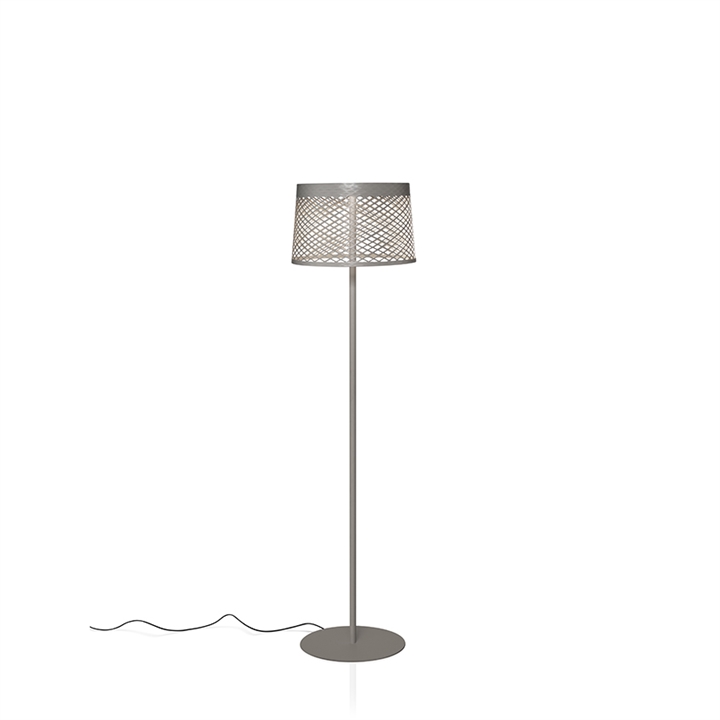Twiggy Grid Lettura Udendørs Gulvlampe Grå - Foscarini Lampoo - 8025594178371