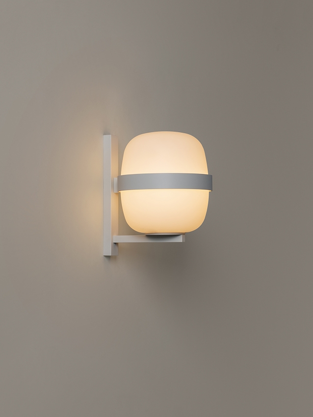 Hvid Wally Cestita Væglampe Metallic - Lampoo