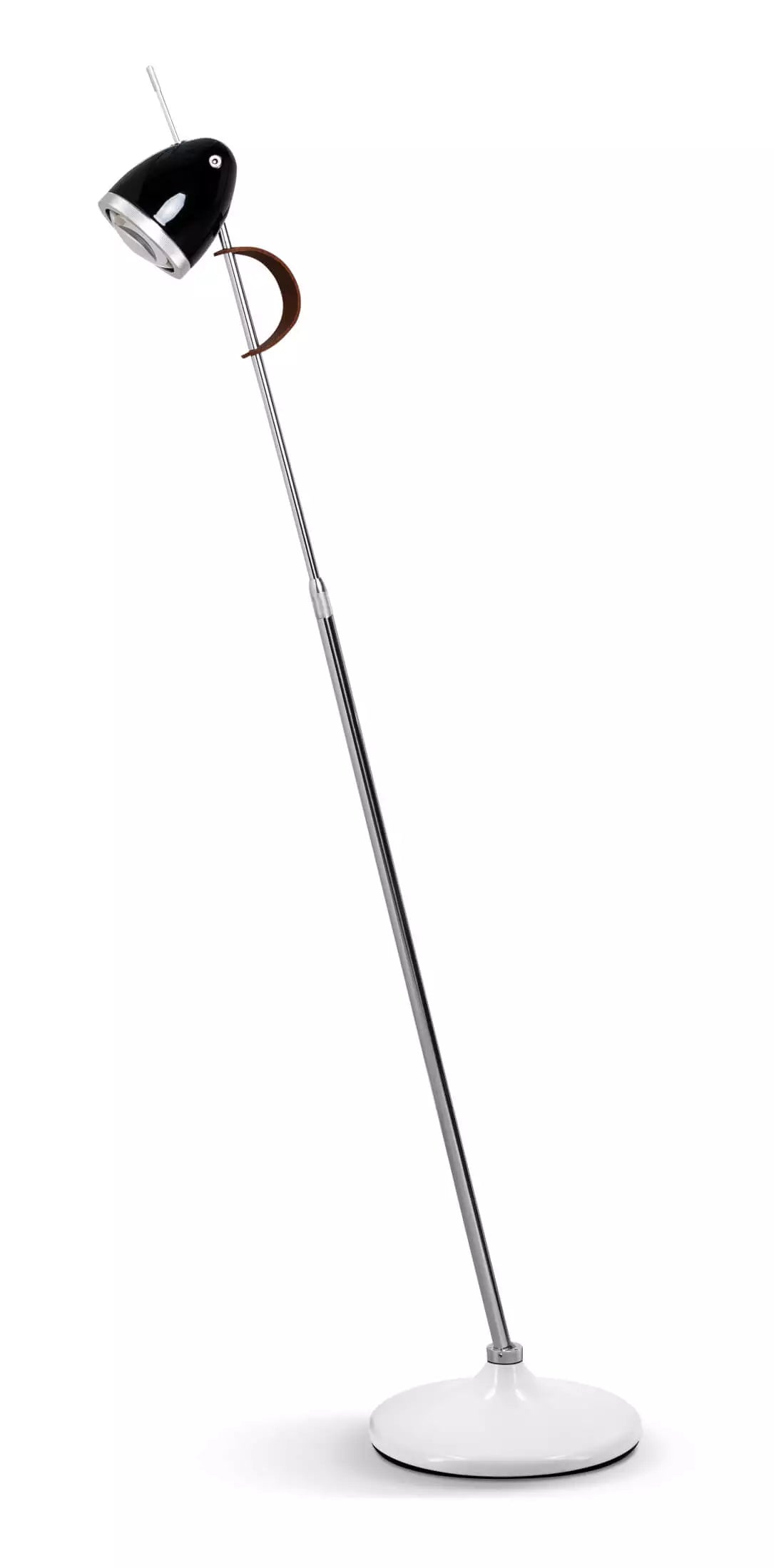 Hvid Ylux Gulvlampe Less More Blank Sort - Less N More Lampoo