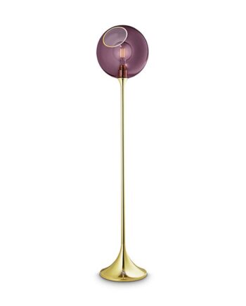 Lilla Ballroom Floor Gulvlampe Purple - Design By Us Lampoo  - 5713874227651