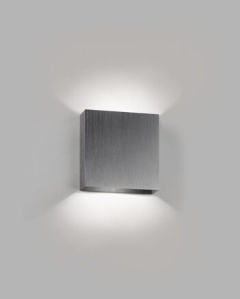 Alu / Silver Compact Down Væglampe Titanium Længe Lager Haves Light Point - Light-point Lampoo  - 5711389700164