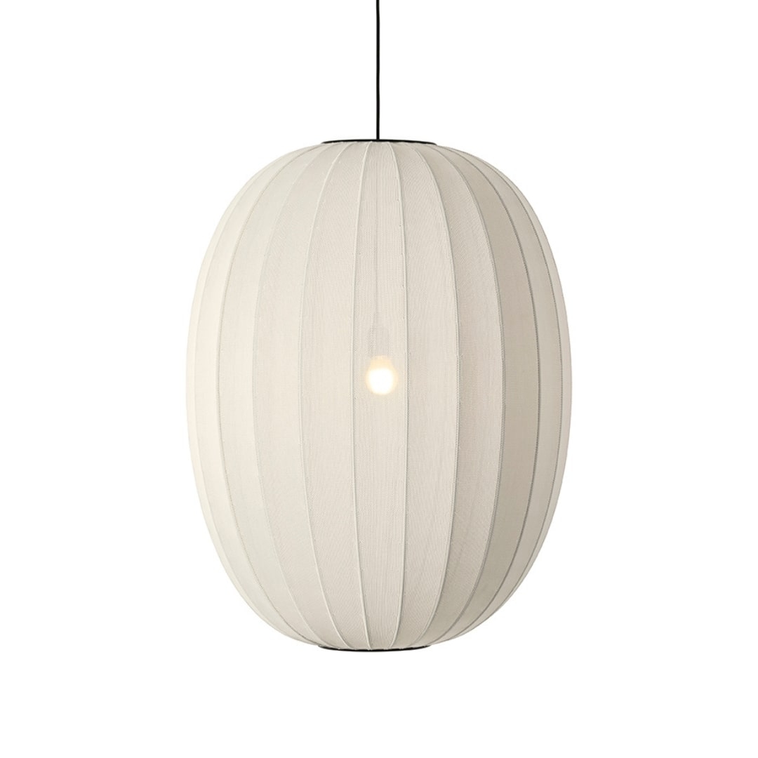 Hvid Knit Wit Høj Loftlampe Pearl White Made Hand - Made By Hand Lampoo  - 5710780655080