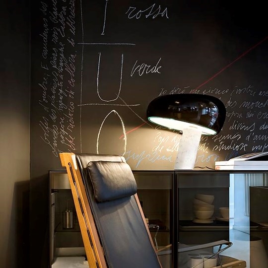 Sort Reservedel: Skærm Til Snoopy Bordlampe - Flos Lampoo