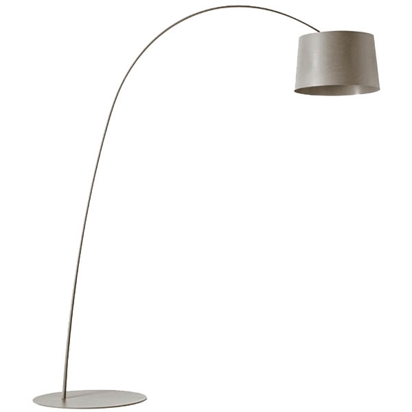 Twiggy Terra Led Mylight Gulvlampe Grå - Foscarini Lampoo - 8025594156171