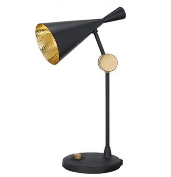 Beat Bordlampe Tom Dixon Sort Guld - Tom Dixon Lampoo