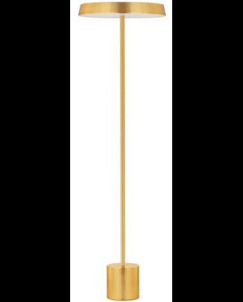 Vetro Gulvlampe Aluminium H136 33w Led Satineret Guld - Nova Luce Lampoo