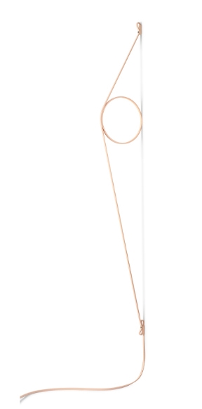 Pink Wirering Væglampe - Flos Lampoo - 8059607007808